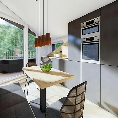 아파트 Bergzeit Flat Directly On The Piste *